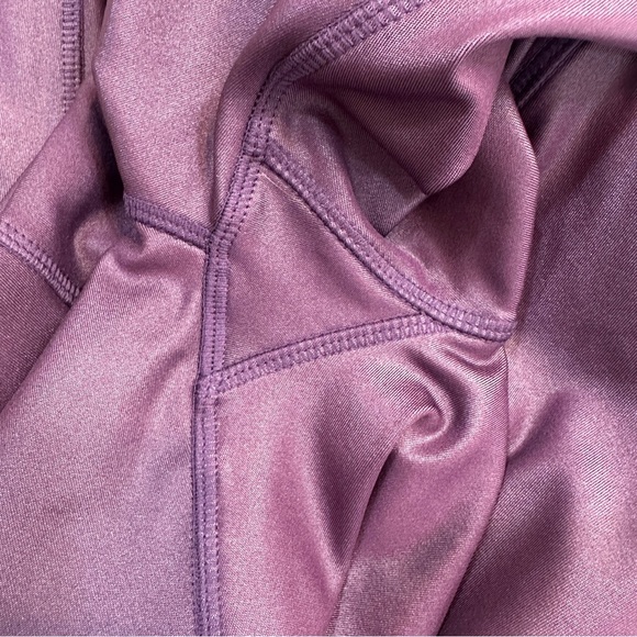 Purple Sleeveless Crop Top and Leggings Set Size Small - Picture 12 of 13